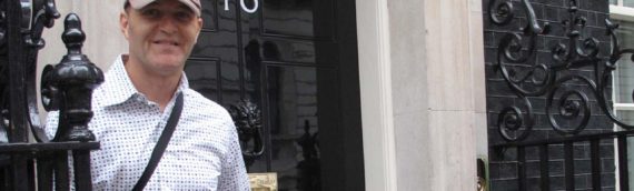 Andre Dash visiting 10 Downing Street